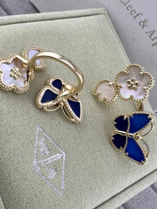 Van Cleef & Arpels Jewelry - Van Cleef & Arpels Tricolor Butterfly Ring